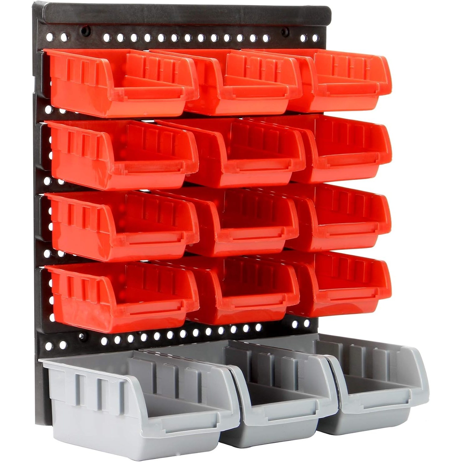 30 Piece Wall Mounted Storage Bins with Backboards