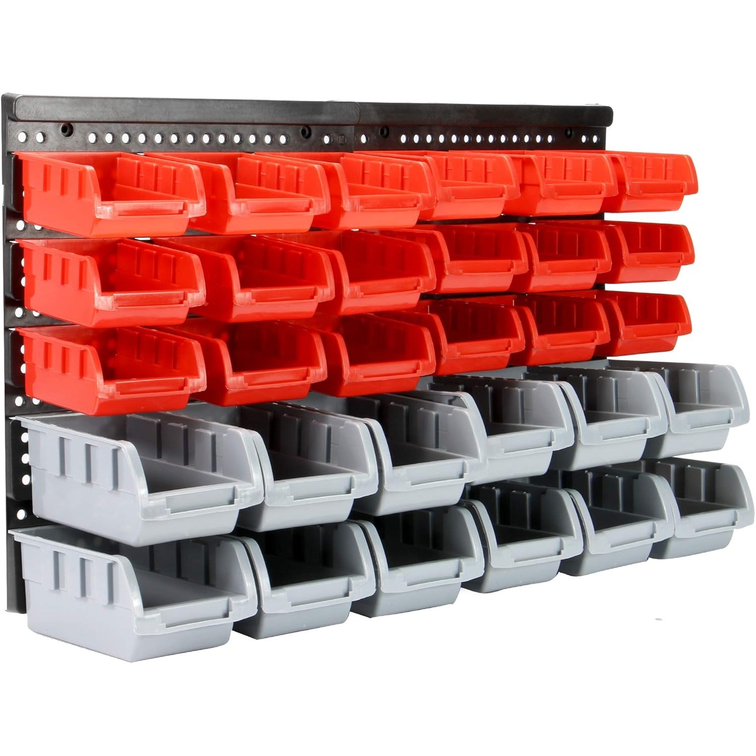 30 Piece Wall Mounted Storage Bins with Backboards, image 7